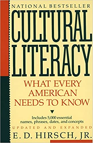 The cover of the book Cultural Literacy by E. D. Hirsch Jr